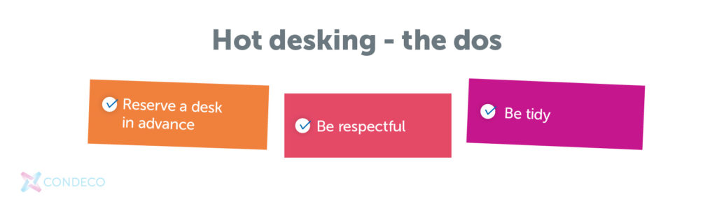 The dos of hot desking etiquette