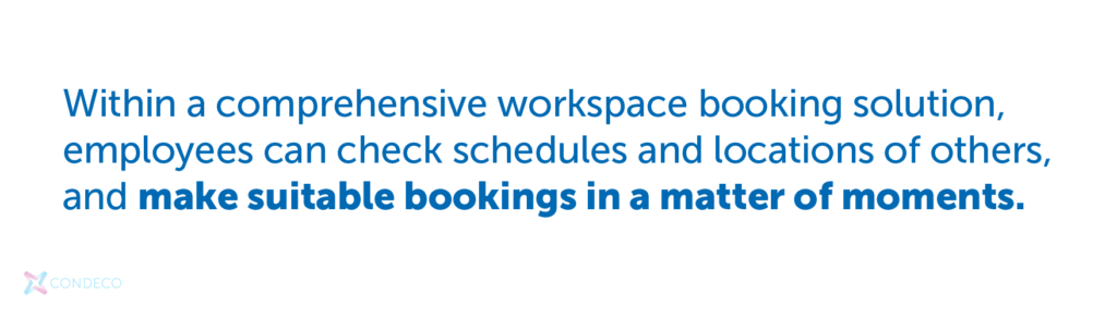 Workspace booking solution | Condeco