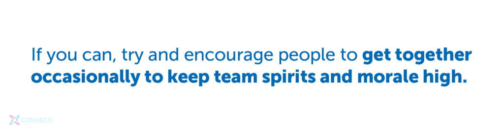 Team spirit and morale | Condeco