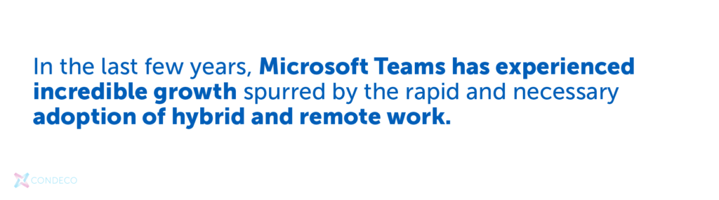 Microsoft Teams experience | Condeco