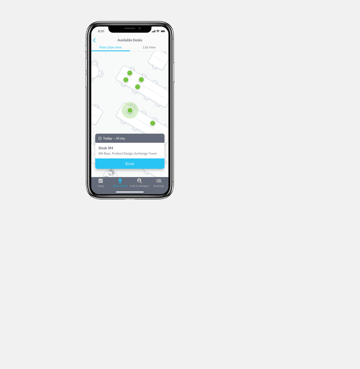 Desk Booking Mobile App