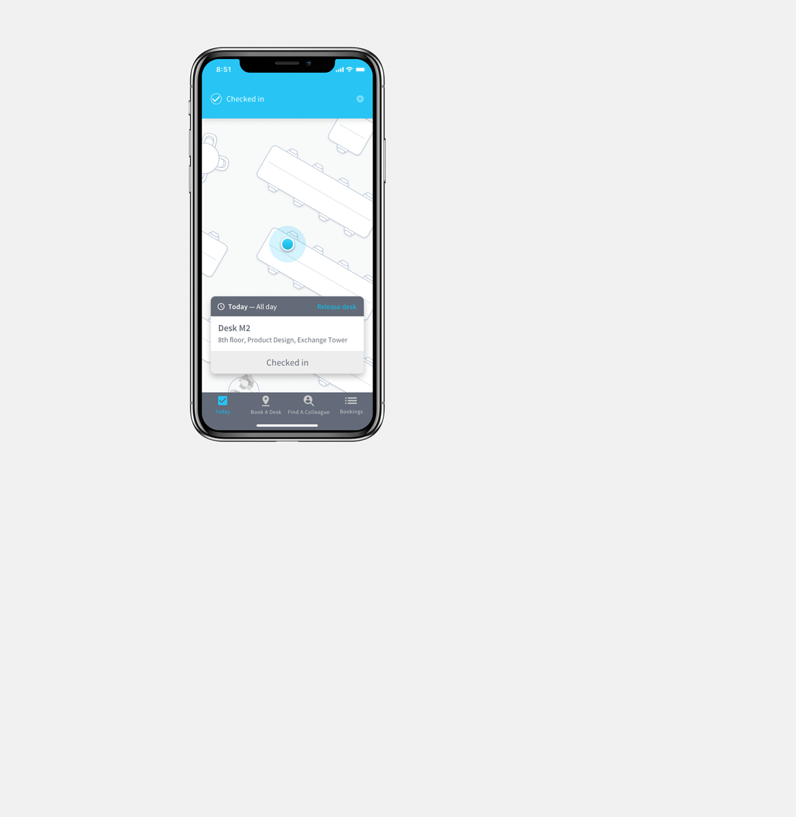 Desk Booking Mobile App