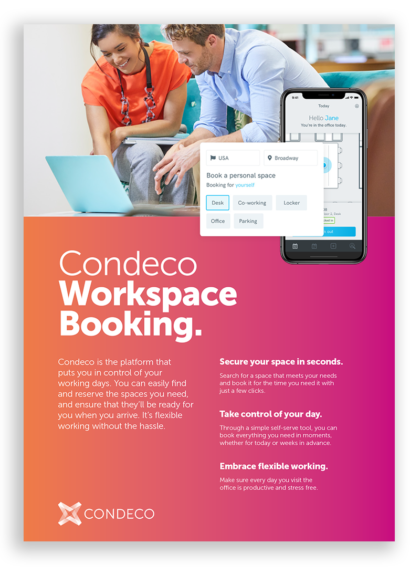 Workspace booking datasheet image