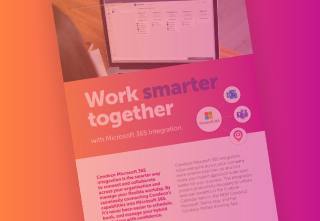 Datasheet: Condeco Microsoft 365 Integration