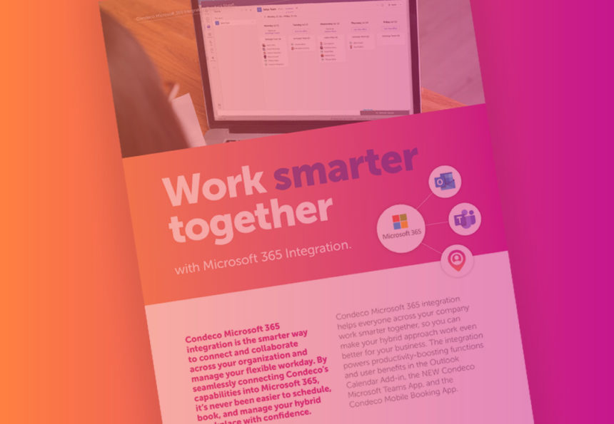Datasheet: Condeco Microsoft 365 Integration