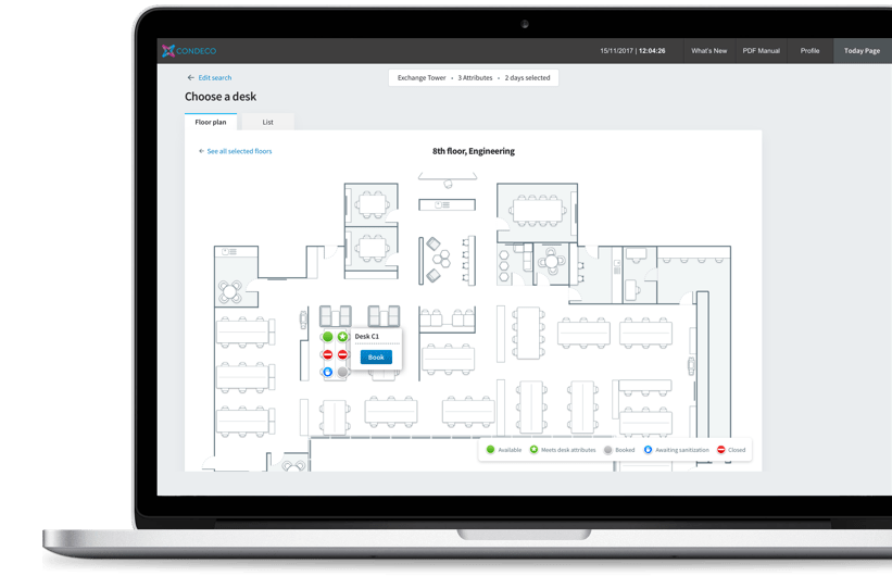 Desk booking Software