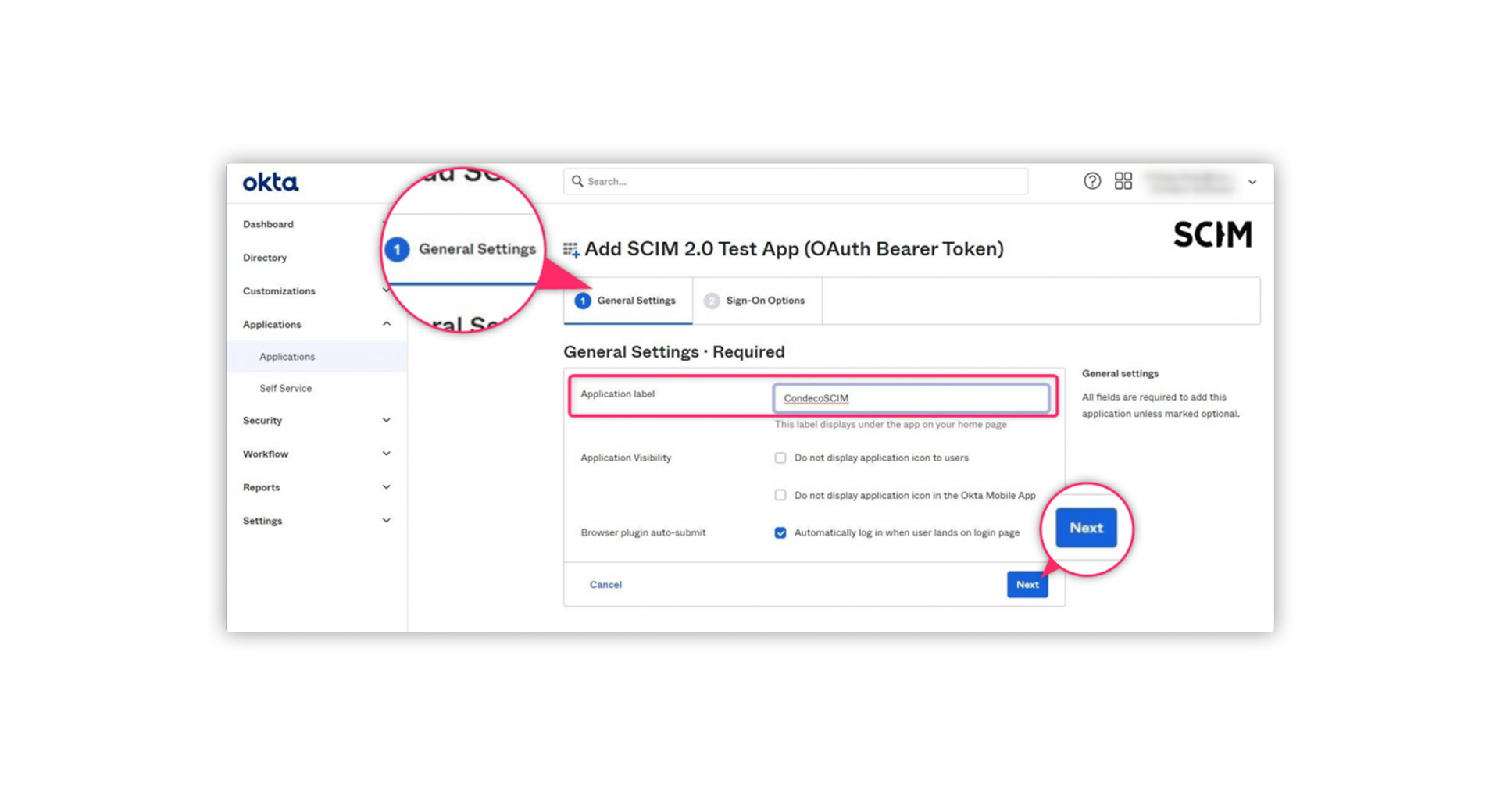 Configure Workspace ONE Access for the Okta SCIM Integration