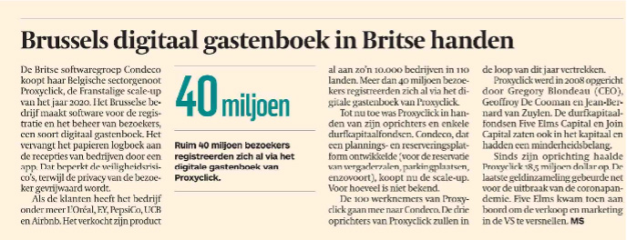 Condeco-News-brussels-digital-guestbook-in-british-hands-clipping