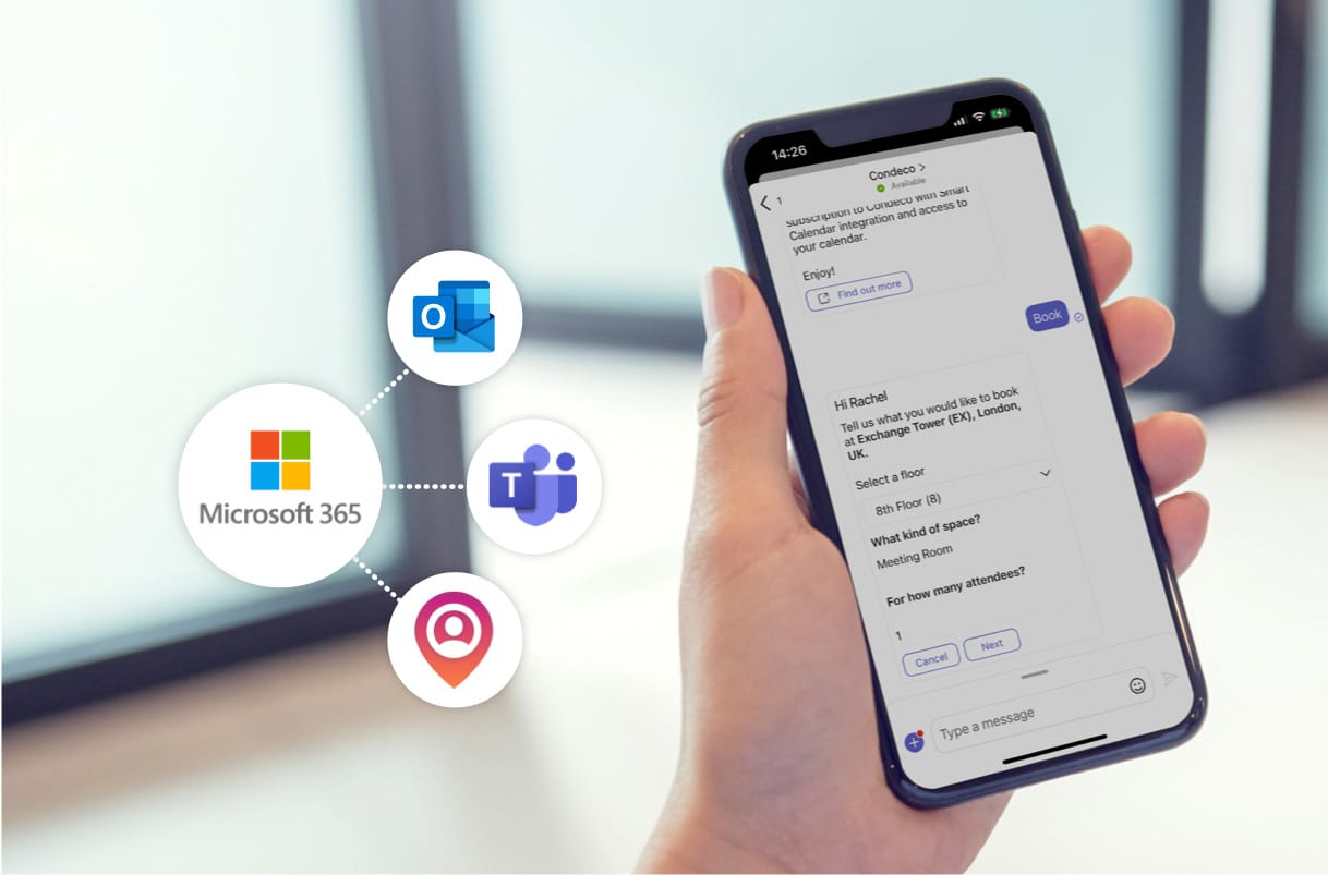 Condeco Microsoft 365 Integration